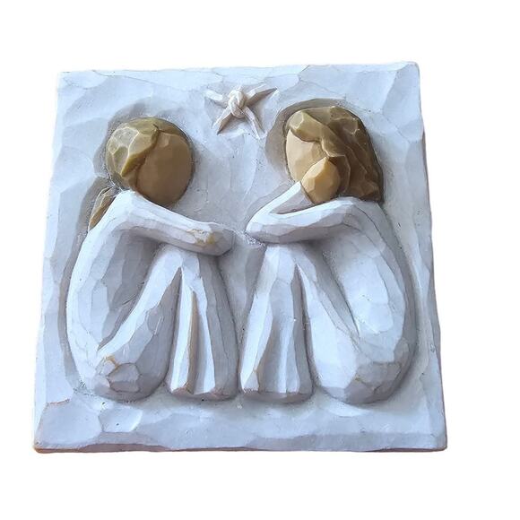 Willow Tree Lordi Demdaco Friendship Resin Keepsake Box - Picture 1 of 8